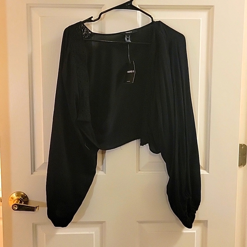 Forever 21 cotton shrug